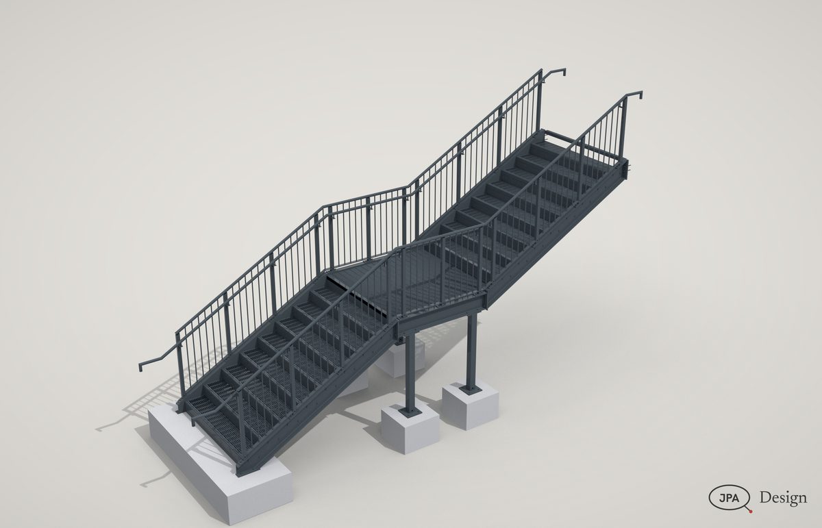 Podium stair