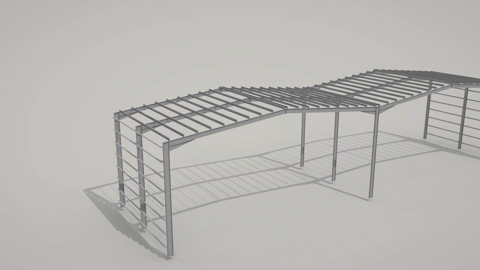 Structural steel frames