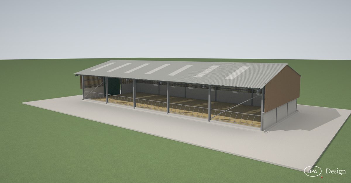 The open front, cantilever and feed barrier
