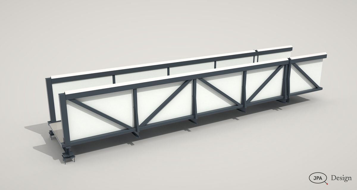 One transport segment, studio