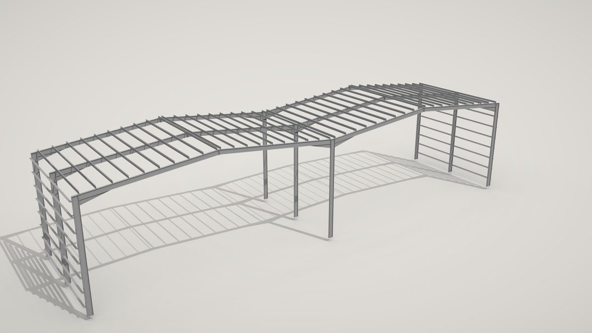 Structural steel frames